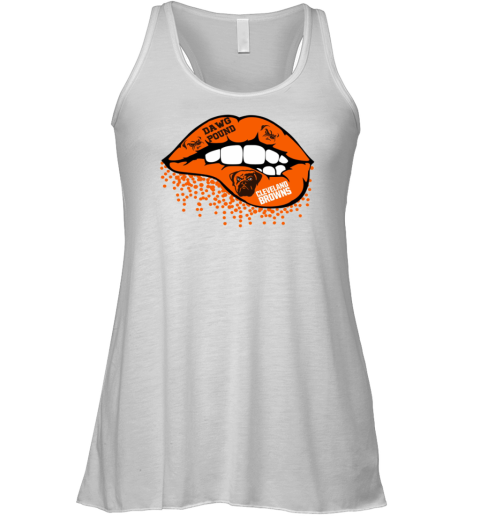 Cleveland Browns Lips Inspired Racerback Tank