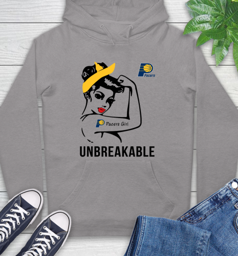 NBA Indiana Pacers Girl Unbreakable Basketball Sports Hoodie 4