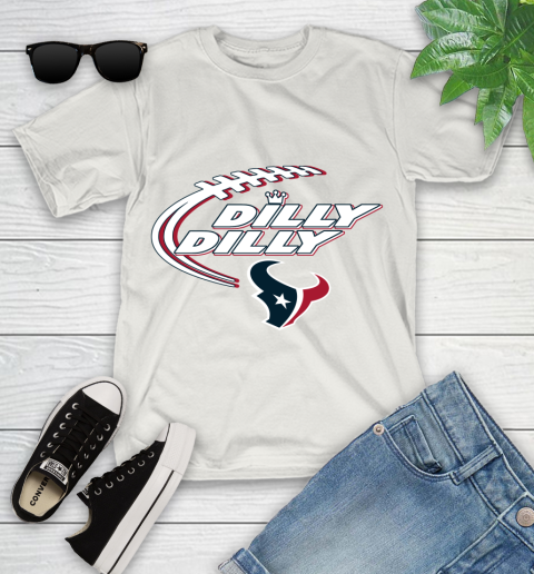 NFL Houston Texans Dilly Dilly Football Sports Youth T-Shirt 12