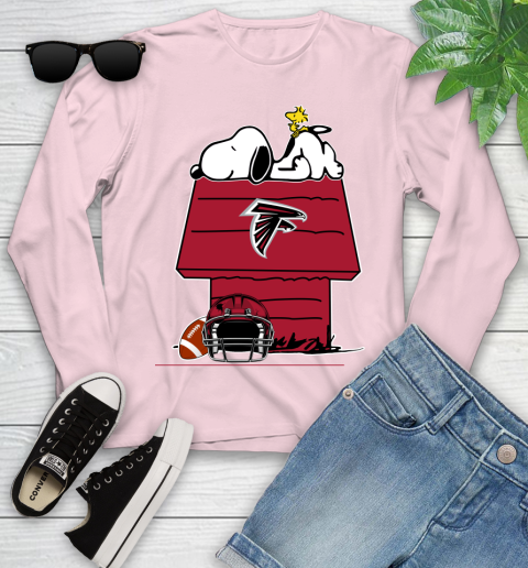 Atlanta Falcons NFL Football Snoopy Woodstock The Peanuts Movie Youth Long Sleeve 11 Atlanta Falcons NFL Football Snoopy Woodstock The Peanuts Movie Youth Long Sleeve - Image 11