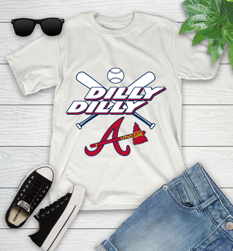 MLB Atlanta Braves Dilly Dilly Baseball Sports Youth T-Shirt
