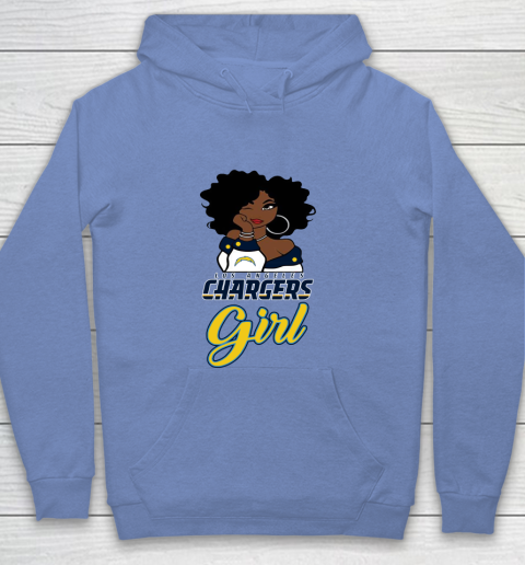 Los Angeles Chargers Girl NFL Youth Hoodie 10