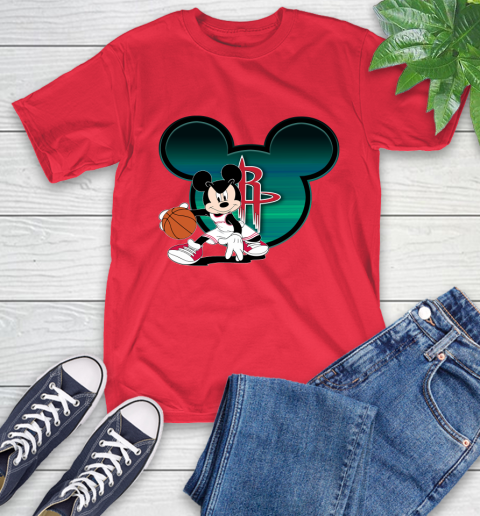 NBA Houston Rockets Mickey Mouse Disney Basketball T-Shirt 10