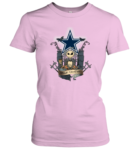 Dallas Cowboys Jack Skellington This Is Halloween NFL Women's T-Shirt