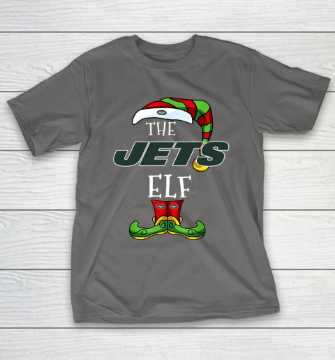 New York Jets Christmas ELF Funny NFL T-Shirt 8