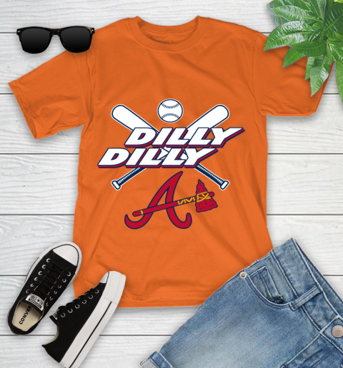 MLB Atlanta Braves Dilly Dilly Baseball Sports Youth T-Shirt 7