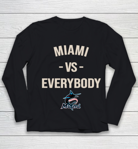 Miami Marlins Vs Everybody Youth Long Sleeve