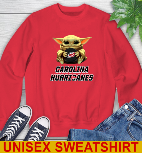 NHL Hockey Carolina Hurricanes Star Wars Baby Yoda Shirt 34