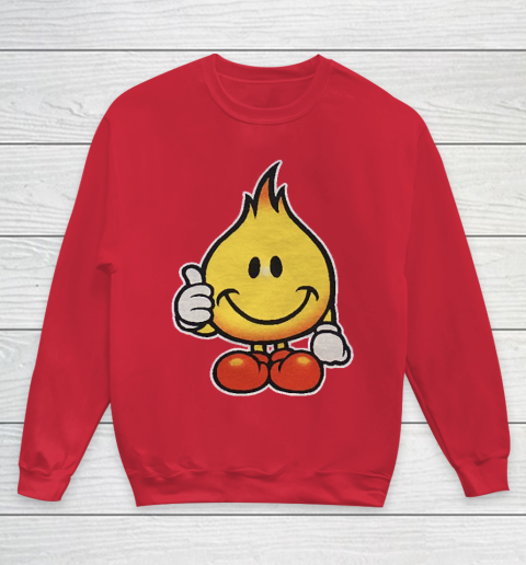 Hooked guy in red hoodie 2025