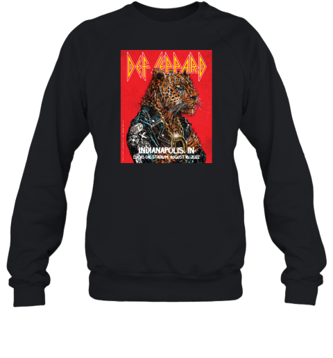 Def Leppard Indianapolis August 16, 2022 The Stadium Tour Sweatshirt