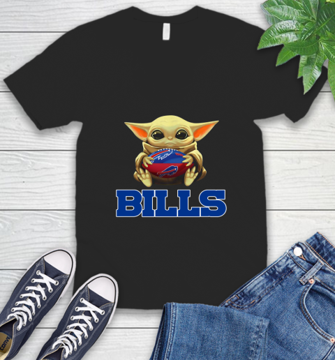 Nfl Football Buffalo Bills Baby Yoda Star Wars Shirt V Neck T