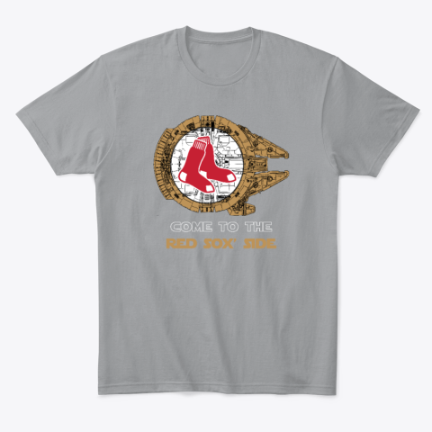unaf come to the boston red sox side star wars classic t shirt 2 front sport grey