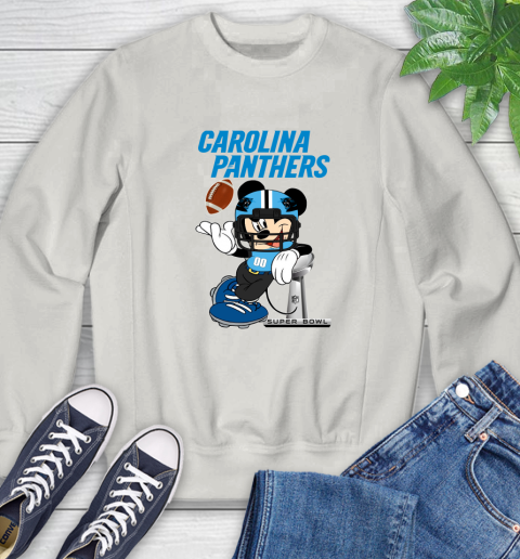 NFL Carolina Panthers Mickey Mouse Disney Super Bowl Football T Shirt Sweatshirt 12