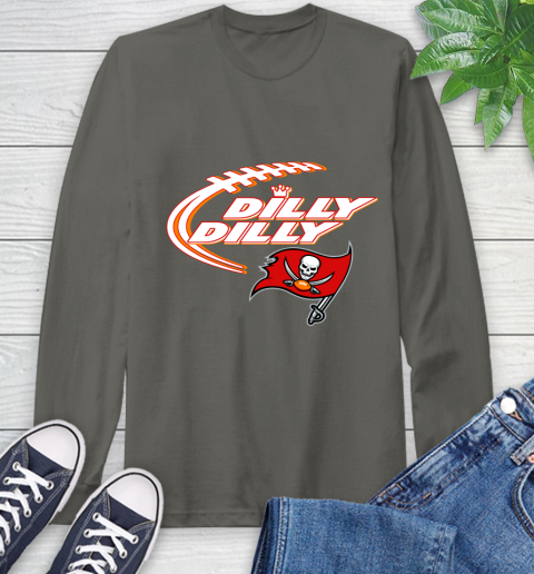 NFL Tampa Bay Buccaneers Dilly Dilly Football Sports Long Sleeve T-Shirt 8