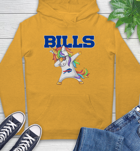 Buffalo Bills NFL Football Funny Unicorn Dabbing Sports Hoodie 3