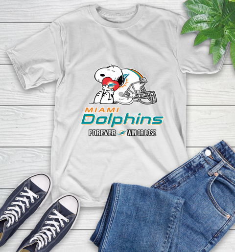NFL The Peanuts Movie Snoopy Forever Win Or Lose Football Miami Dolphins