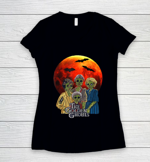 Golden Girls The Golden Ghouls Women's V-Neck T-Shirt