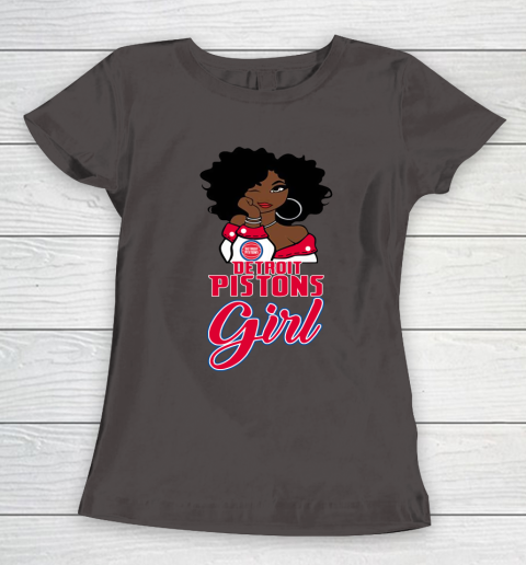 Detroit Pistons Girl NBA Women's T-Shirt 9