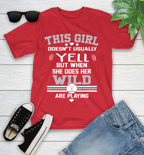 Minnesota Wild NHL Hockey I Yell When My Team Is Playing Youth T-Shirt 13