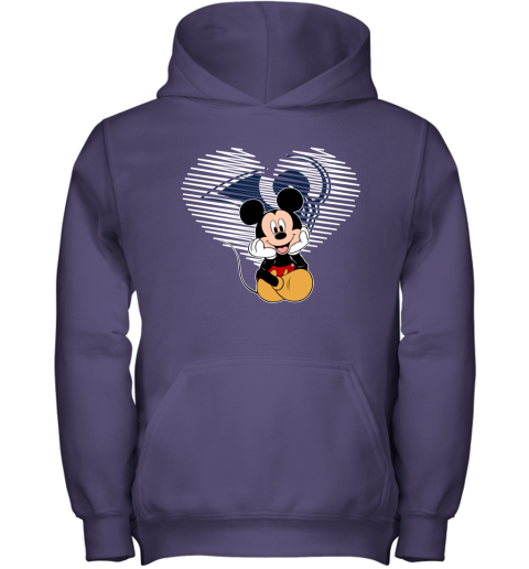 NFL Los Angeles Rams The Heart Mickey Mouse Disney Football T Shirt DVAqC3BmtxT youth hoodie 43 95 151514 front purple
