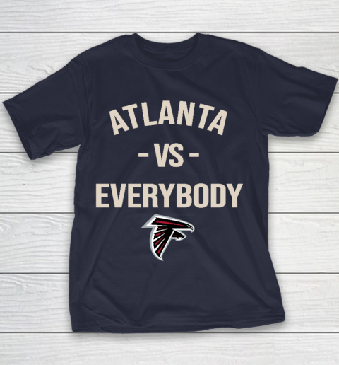 Atlanta Falcons Vs Everybody Youth T-Shirt 2