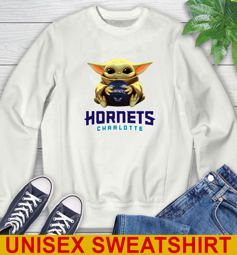 NBA Basketball Charlotte Hornets Star Wars Baby Yoda Shirt 25