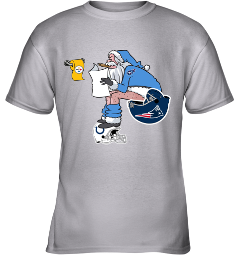 Santa Claus Tennessee Titans Shit On Other Teams Christmas Youth T