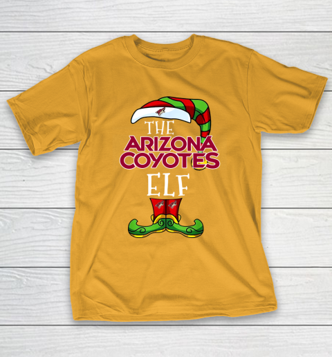 Arizona Coyotes Christmas ELF Funny NHL T-Shirt 2