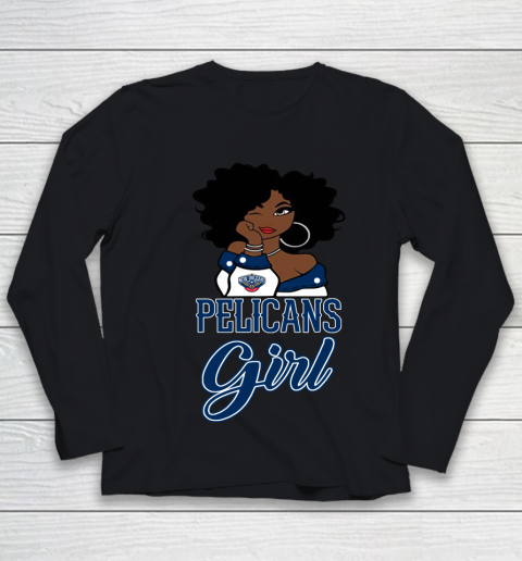 New Orleans Pelicans Girl NBA Youth Long Sleeve