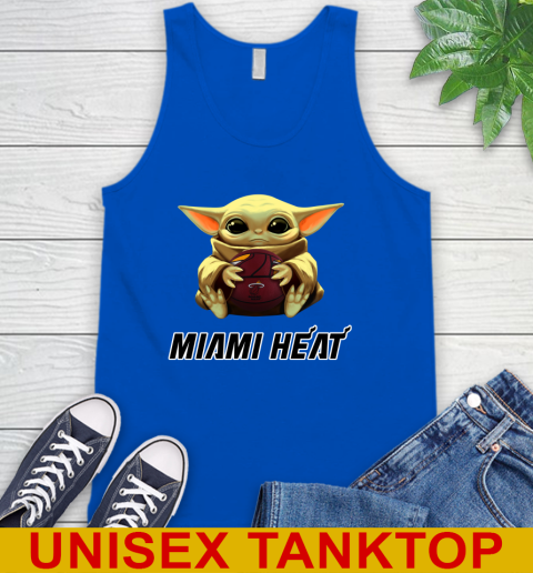 NBA Basketball Miami Heat Star Wars Baby Yoda Shirt 74