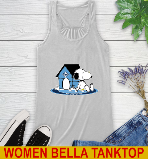 MLB Baseball Tampa Bay Rays Snoopy The Peanuts Movie Shirt Racerback Tank