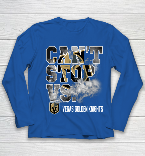 NHL Vegas Golden Knights Hockey Can't Stop Vs Youth Long Sleeve 7