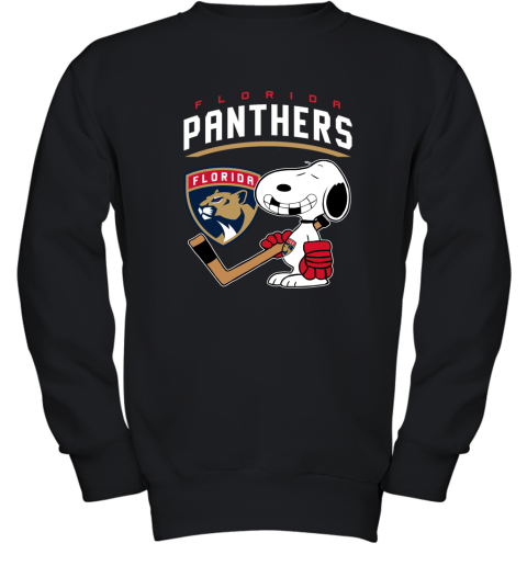 Florida Panthers Ice Hockey Broken Teeth Snoopy NHL Youth Sweatshirt