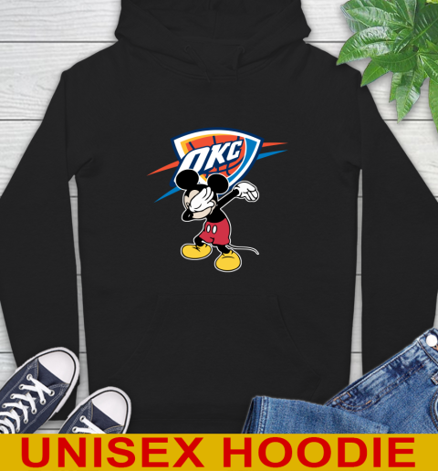 Oklahoma City Thunder NBA Basketball Dabbing Mickey Disney Sports Hoodie 2