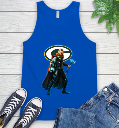 NFL Thor Avengers Endgame Football Green Bay Packers Tank Top 5