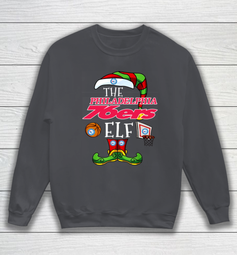 Philadelphia 76ers Christmas ELF Funny NBA Sweatshirt 4