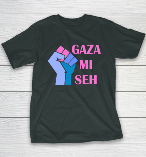 Gaza Mi Seh Palestine Youth T-Shirt 3