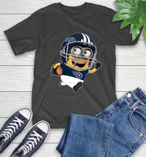 NFL Tennessee Titans Minions Disney Football Sports T-Shirt 2