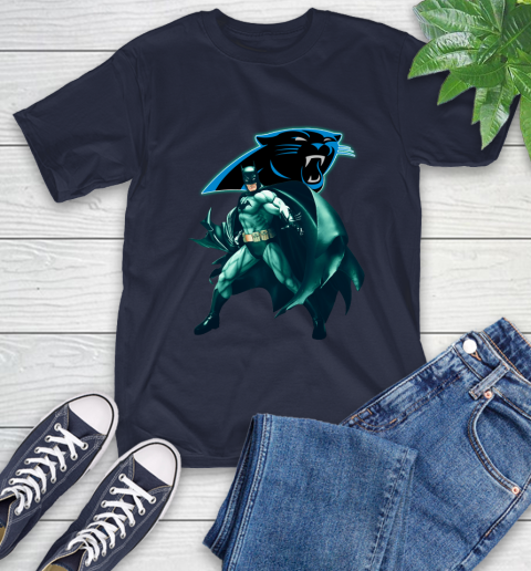 NFL Batman Football Sports Carolina Panthers T-Shirt 4