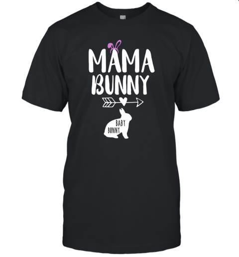 Mama Bunny Love Baby Bunny Easter Unisex Jersey Tee