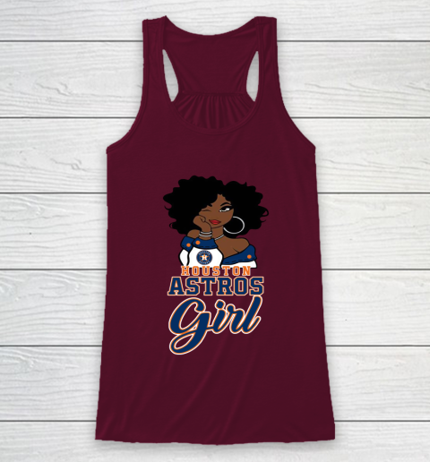 Houston Astross Girl MLB Racerback Tank 3