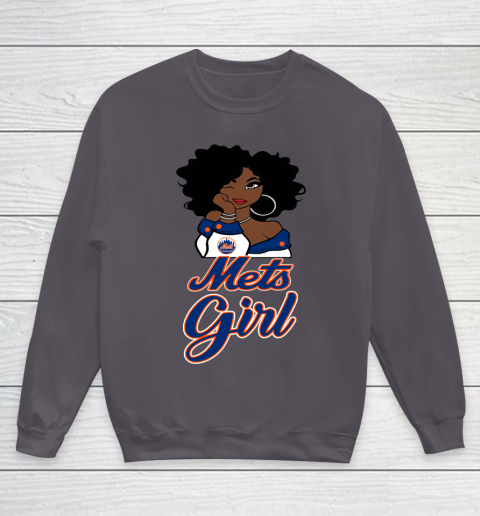 New York Metss Girl MLB Youth Sweatshirt 6