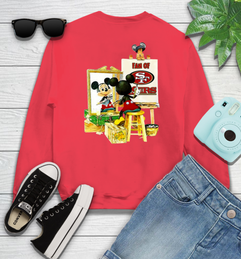 NFL Football San Francisco 49ers Mickey Drawing Shirt 35