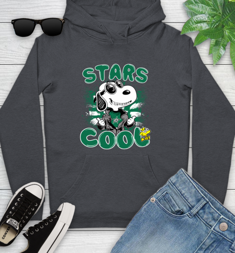 NHL Hockey Dallas Stars Cool Snoopy Shirt Youth Hoodie 8