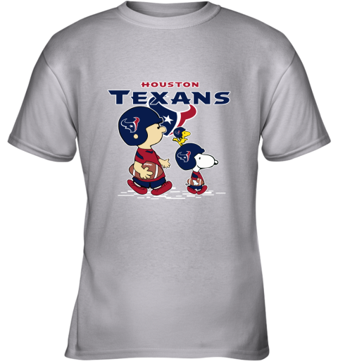 Houston Texans Let's Play Football Together Snoopy NFL Youth T-Shirt 