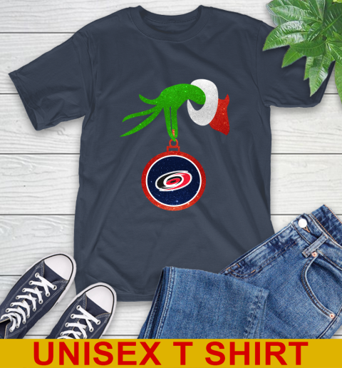 Carolina Hurricanes Grinch Merry Christmas NHL Hockey T-Shirt 4