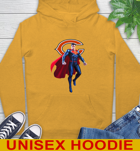 NFL Superman DC Sports Football Chicago Bears Hoodie 3