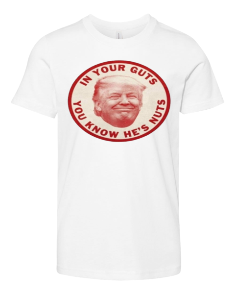 In Your Guts You Know Hes Nuts Trump Premium Youth T-shirt