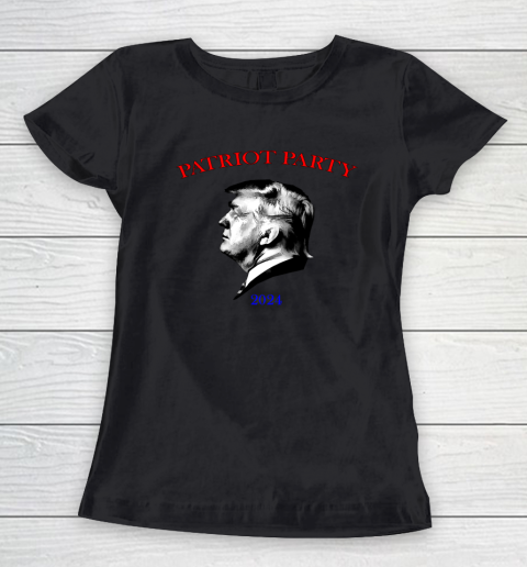 Patriot Party Trump 2024 Women's T-Shirt