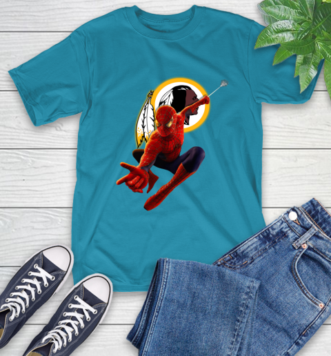 NFL Spider Man Avengers Endgame Football Washington Redskins T-Shirt 8